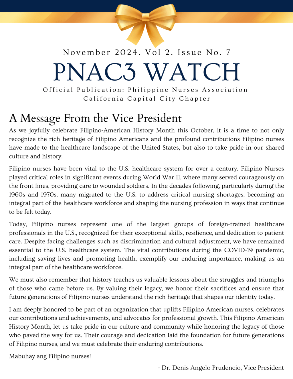PNAC3 Watch Vol. 2 Issue&nbsp;7